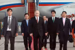 Ảnh: Lễ đón Tổng thống Putin tại sân bay Nội bài
