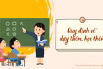 Trường học vận động tài trợ cho dạy thêm ôn thi cuối cấp có đúng quy định?