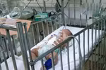 Bé gái 3 tháng tuổi bị đâm lòi ruột, ông bố bị nhiều vết cứa trên cổ