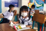 Trường học mở cửa, học sinh ở xã đảo Thạnh An vui mừng