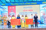 Trường THCS Hồng Bàng đón Cờ thi đua của Thủ tướng Chính phủ