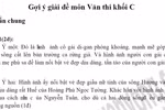 Đáp án đề thi Đại học môn Văn Khối C 2012