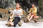 Chùm ảnh: "Phiêu" cùng xe tự chế độc nhất vô nhị của học trò vùng cao