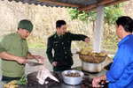 Bộ đội biên giới ăn no, mặc ấm đón tết Nhâm Thìn