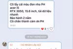 Thản nhiên xin tiền mua laptop: Cô giáo mà hành xử giống "ông vua con" thế!