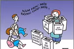Những chiêu trò vận động phụ huynh đóng góp, ủng hộ đầu năm học