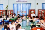 Phòng GD&ĐT Châu Thành và chủ trương xã hội hóa tủ sách thư viện trường học 