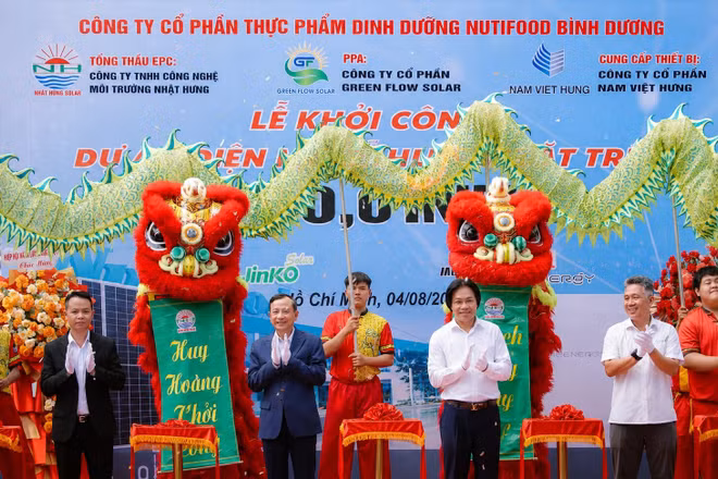 Nhà máy Nutifood đón nguồn điện xanh