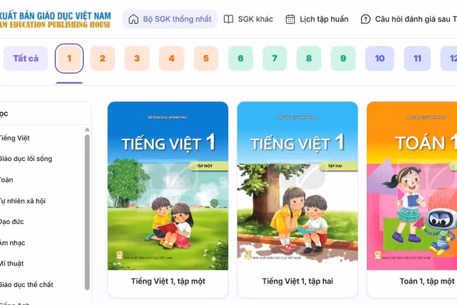 Sử dụng SGK điện tử, học sinh hứng thú học tập, giáo viên thêm tiện ích xây dựng bài giảng