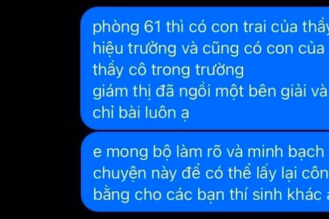 Có tố cáo tiêu cực thi tốt nghiệp, Sở GD&ĐT Quảng Trị họp khẩn rà soát và sẽ sớm thông tin cụ thể