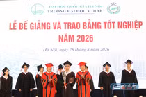 Trường Đại học Y Dược - ĐH Quốc gia Hà Nội trao bằng tốt nghiệp cho 407 tân bác sĩ, dược sĩ, cử nhân
