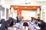 Sinh hoạt chuyên đề phường được tổ chức tại Trường Tiểu học Hội Hợp B. Ảnh: Tiểu học Hội Hợp B - TP Vĩnh Yên