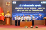 Trường ĐH Tài chính-Marketing đồng hành cùng Quảng Ngãi phát triển nguồn nhân lực, đổi mới sáng tạo