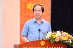 Bộ trường Nguyễn Kim Sơn phát biểu kết luận hội nghị. Ảnh: Bộ GD&ĐT