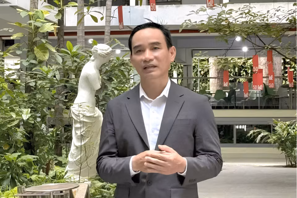 Phó Giáo sư, Tiến sĩ Trương Quang Thành - Trưởng khoa Khoa Xây dựng, Trường Đại học Kiến trúc Thành phố Hồ Chí Minh. Ảnh: NVCC.