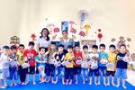 Cô trò học sinh Trường mầm non Hoa Phượng (thành phố Tuyên Quang, tỉnh Tuyên Quang). Ảnh website trường