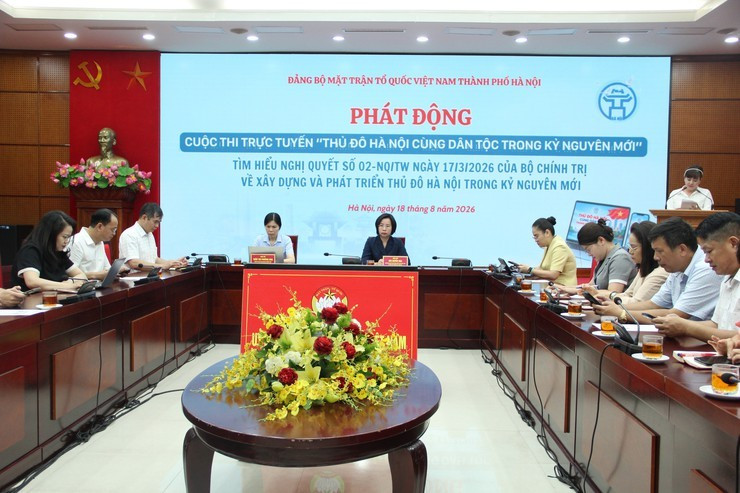 Quang cảnh Lễ phát động. Ảnh: hanoi.gov.vn