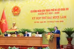 Quang cảnh phiên họp. Ảnh: hanoi.gov.vn.