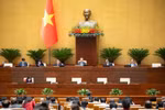 Đoàn Chủ toạ tại Phiên họp. Ảnh: quochoi.vn.