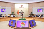 Thủ tướng chỉ rõ các nhóm nhiệm vụ, giải pháp trọng tâm trong tháng 6 và thời gian tới; nhấn mạnh, vướng mắc về thể chế, pháp luật: Khó mấy cũng phải tháo gỡ để biến thể chế thành lợi thế cạnh tranh - Ảnh: VGP/Nhật Bắc.