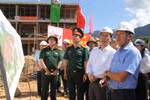 Bộ trưởng Hoàng Minh Sơn kiểm tra tiến độ xây dựng trường phổ thông nội trú liên cấp tại Đà Nẵng
