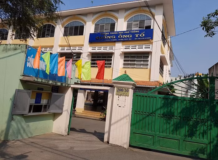 Trường trung học phổ thông Giồng Ông Tố, quận 2, Thành phố Hồ Chí Minh (ảnh: P.L)