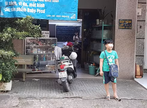 Điểm dạy thêm ở đường Nguyễn Bá Tòng đã được cô Tr. xác nhận là của mình (ảnh: P.L)