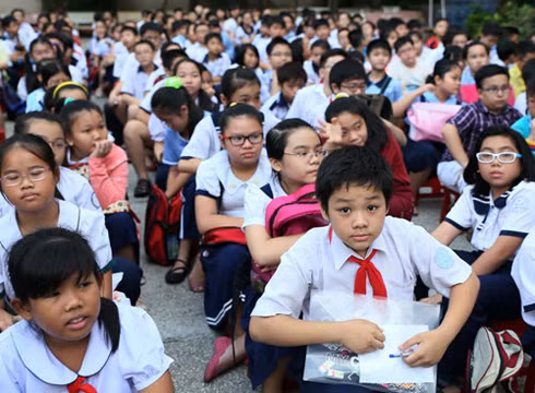 Học sinh, sinh viên tại thành phố sẽ được nghỉ học trong 2 ngày nhằm tránh bão Tembin (ảnh minh họa: TNO)