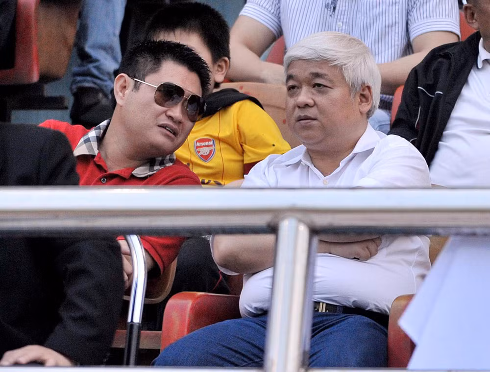 Bầu Kiên và bầu Thụy (Sài Gòn Xuân Thành).(ảnh VSI) Bầu Kiên và bầu Thụy (Sài Gòn Xuân Thành).(ảnh VSI)