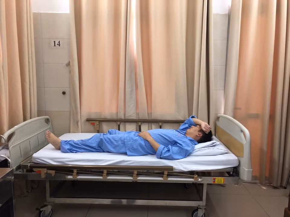 Ông Trương Nam Hưng trong thời gian chữa trị tại Bệnh viện. (Ảnh: LN) Ông Trương Nam Hưng trong thời gian chữa trị tại Bệnh viện. (Ảnh: LN)