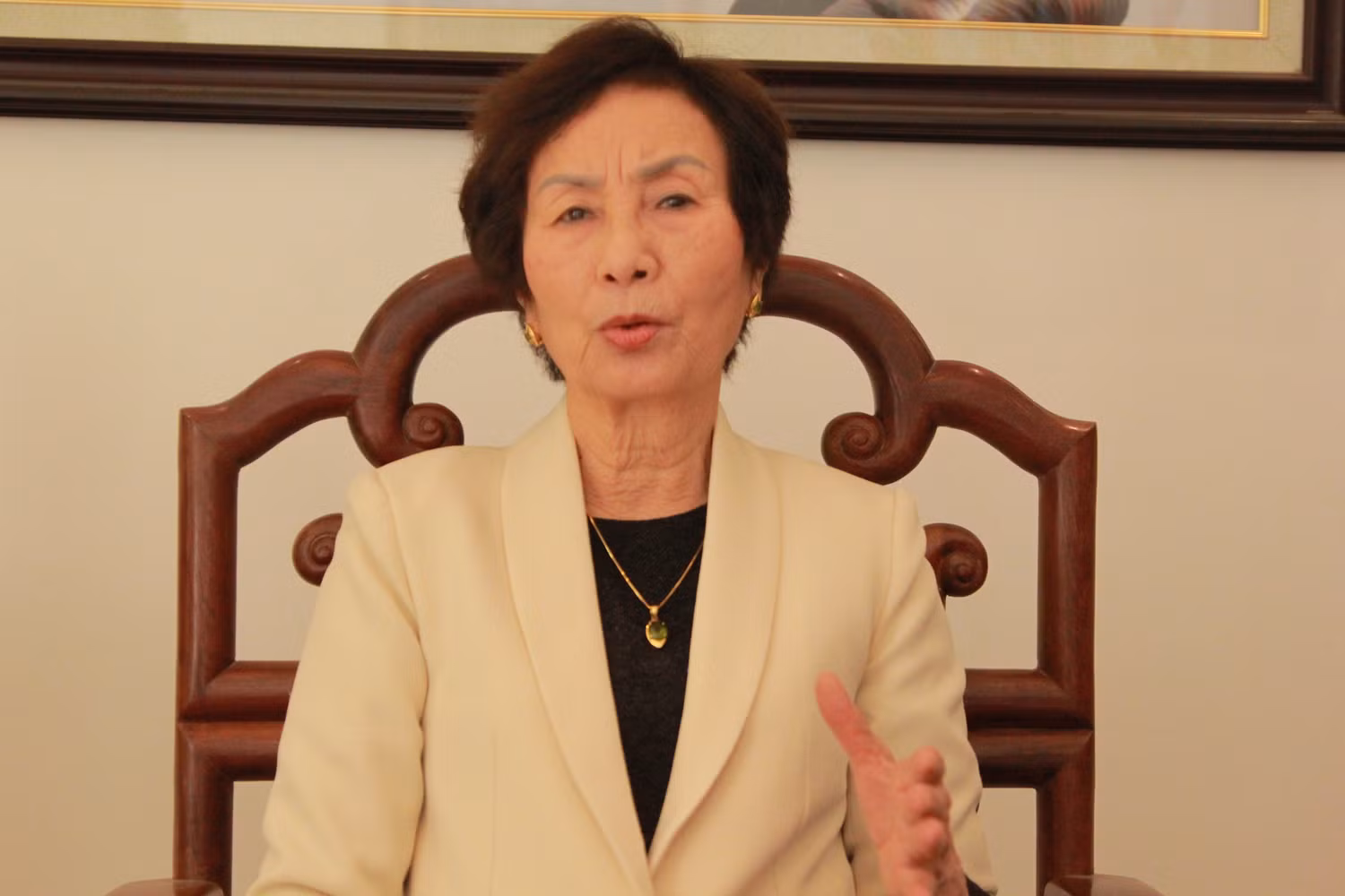 Phó Giáo sư, Tiến sĩ Bùi Thị An - Chủ tịch Hội Nữ trí thức Hà Nội, Đại biểu Quốc hội khóa XIII. Ảnh: Mạnh Đoàn
