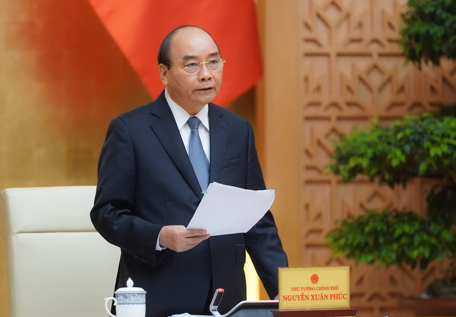 Thủ tướng phát biểu tại Hội nghị. Ảnh: VGP Thủ tướng phát biểu tại Hội nghị. Ảnh: VGP