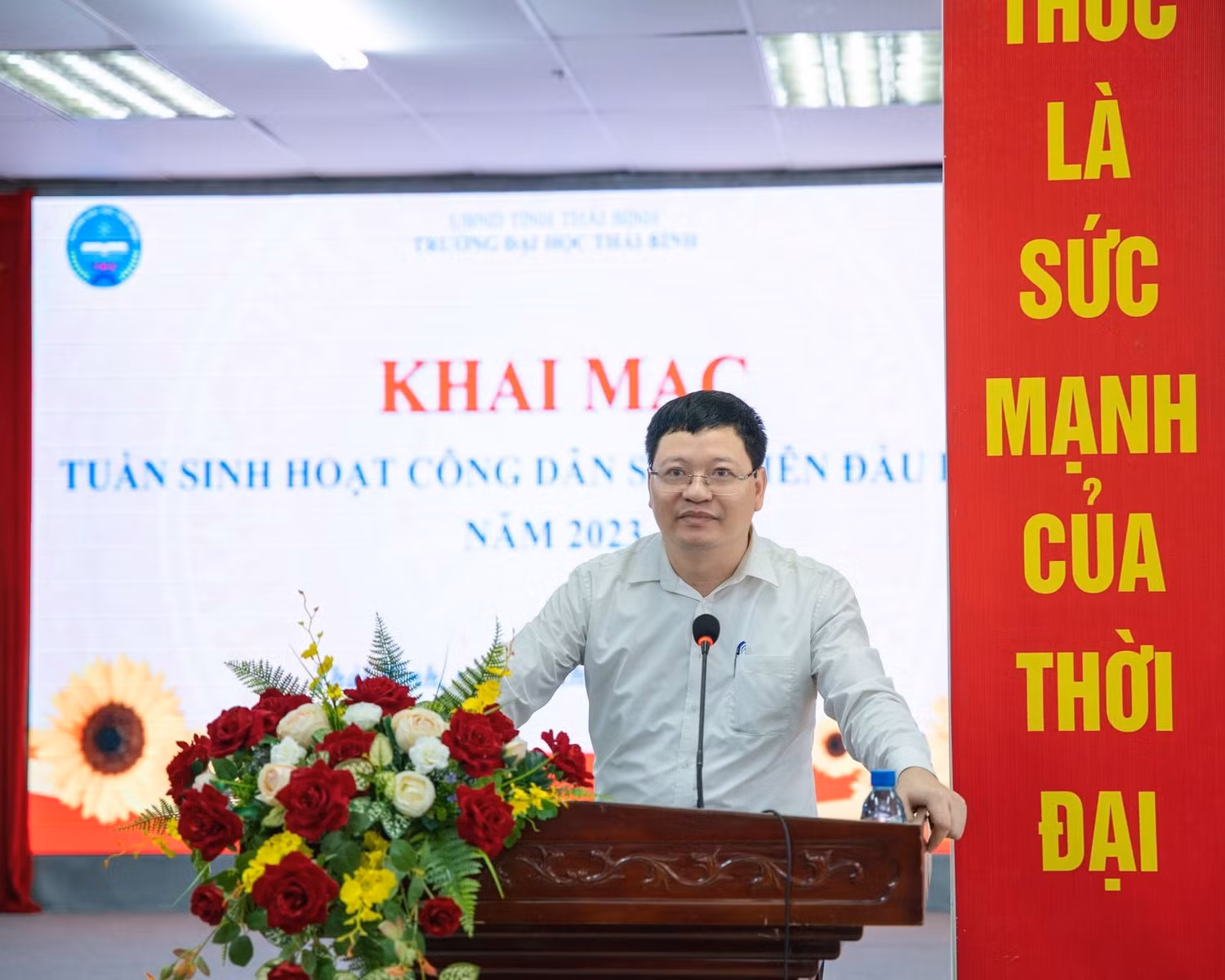 Phó Giáo sư, Tiến sĩ Phạm Quốc Thành – Hiệu trưởng Trường Đại học Thái Bình (website Trường Đại học Thái Bình)