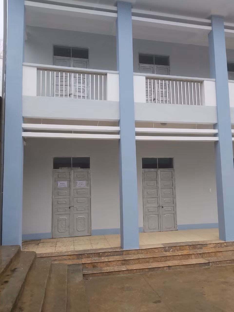 Phòng cách ly của trường Lũng Táo. Ảnh: LC