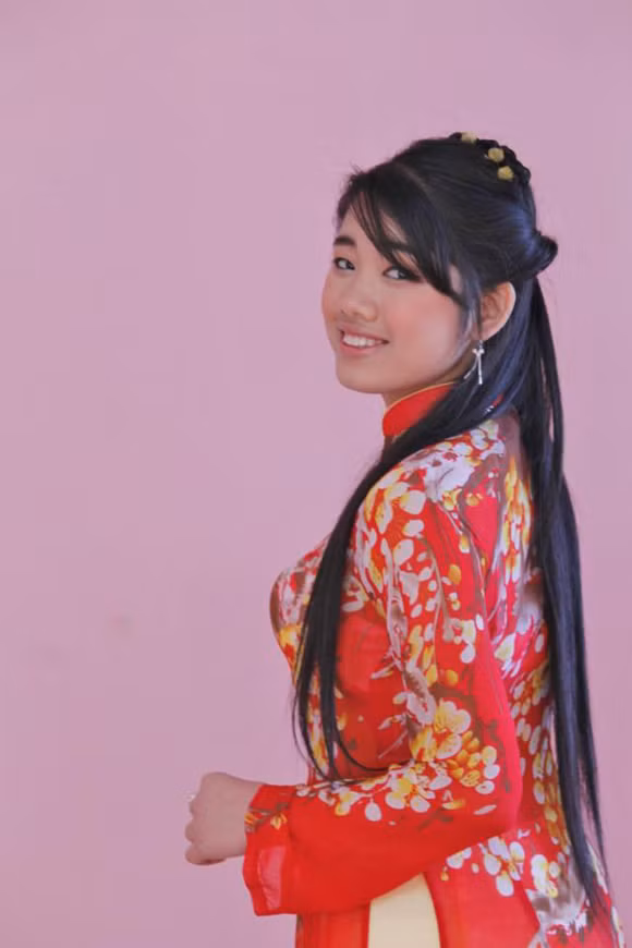 Những hình ảnh của cô bạn trong cuộc thi