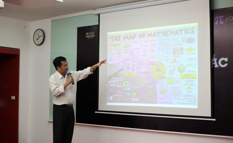 Tiến sĩ Trần Nam Dũng phân tích những cơ hội việc làm cho nhân lực ngành Toán trong thời đại cách mạng công nghiệp 4.0 (Ảnh: Vân Anh) Tiến sĩ Trần Nam Dũng phân tích những cơ hội việc làm cho nhân lực ngành Toán trong thời đại cách mạng công nghiệp 4.0 (Ảnh: Vân Anh)