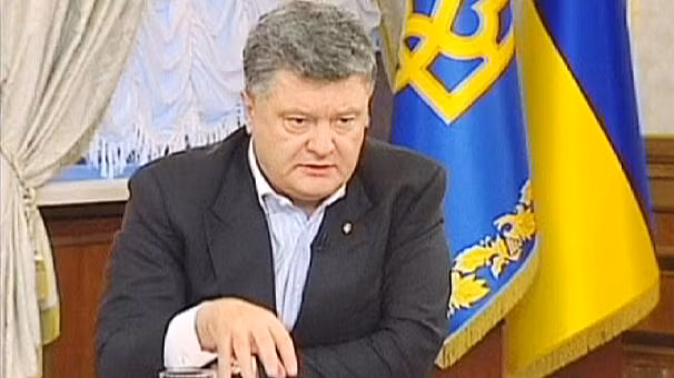 Tổng thống Ukraine Poroshenko.