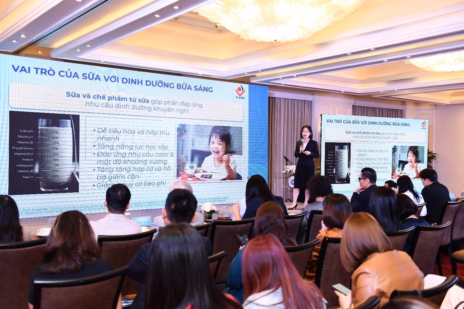 Tại hội thảo, các chuyên gia cũng nhấn mạnh vai trò của sữa trong bữa sáng để bổ sung đầy đủ dưỡng chất cho trẻ khởi đầu ngày mới Tại hội thảo, các chuyên gia cũng nhấn mạnh vai trò của sữa trong bữa sáng để bổ sung đầy đủ dưỡng chất cho trẻ khởi đầu ngày mới