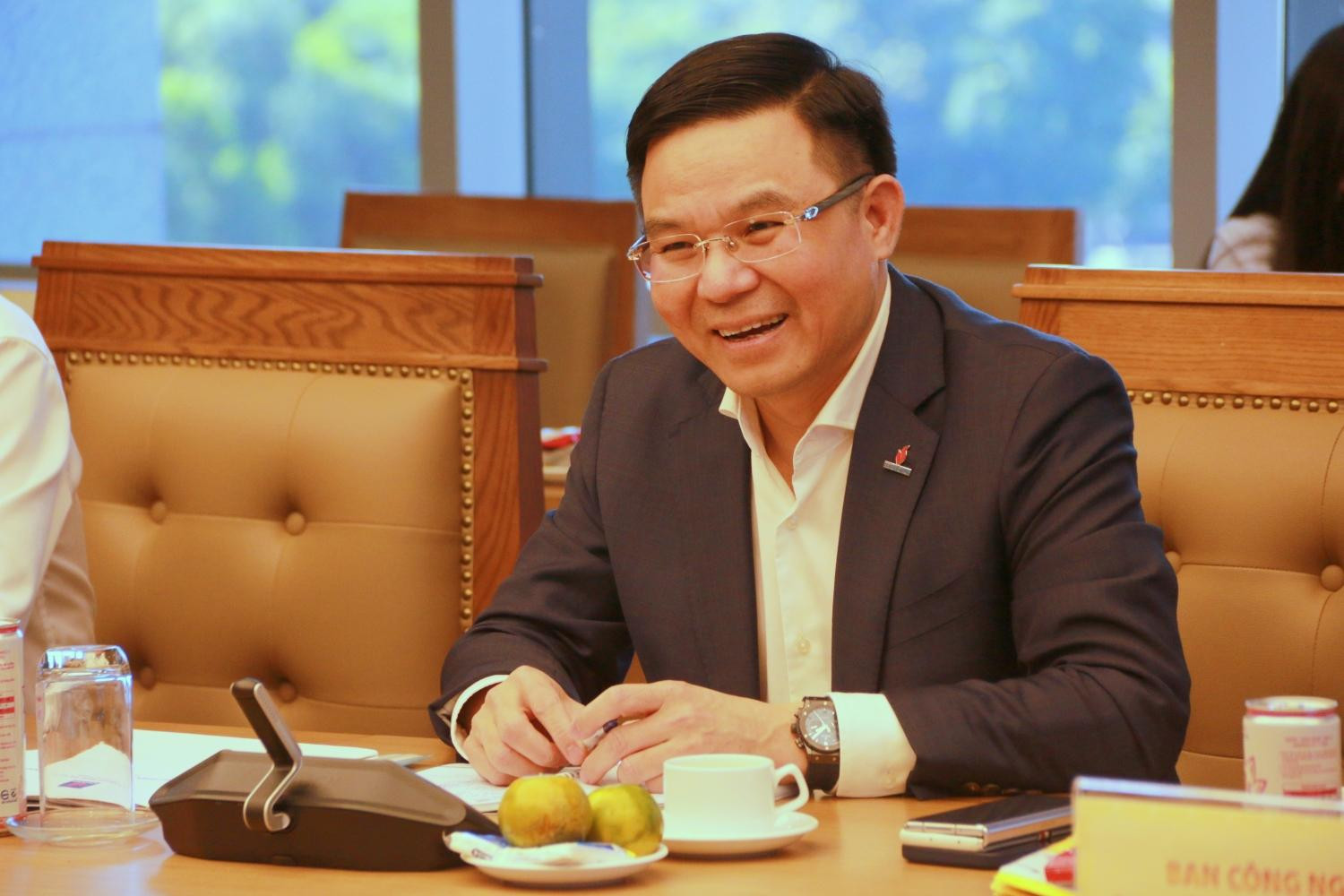 Tổng Giám đốc Petrovietnam Lê Mạnh Hùng. Ảnh: PVN