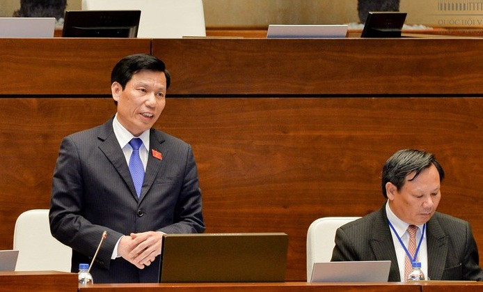 Bộ trưởng Bộ Văn hóa, Thể thao và Du lịch - ông Nguyễn Ngọc Thiện. ảnh: Trung tâm thông tin Quốc hội.