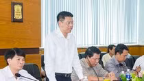 Ông Nguyễn Xuân Sang - Cục trưởng Cục Hàng hải Việt Nam (người đang đứng). ảnh: website Cục hàng hải.