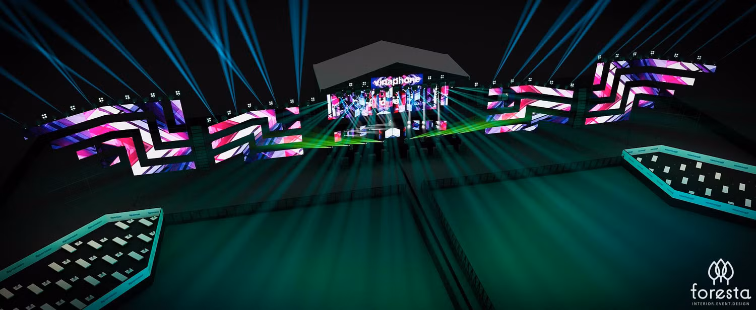 Sân khấu dự kiến cho show diễn Hardwell by Vinaphone. Sân khấu dự kiến cho show diễn Hardwell by Vinaphone.