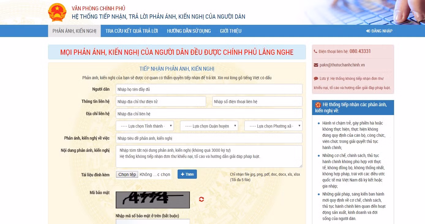 Thủ tướng yêu cầu báo cáo tình hình, kết quả tiếp nhận, xử lý và trả lời phản ánh, kiến nghị của người dân trên Hệ thống thông tin: nguoidan.chinhphu.vn trong quý II/2017.