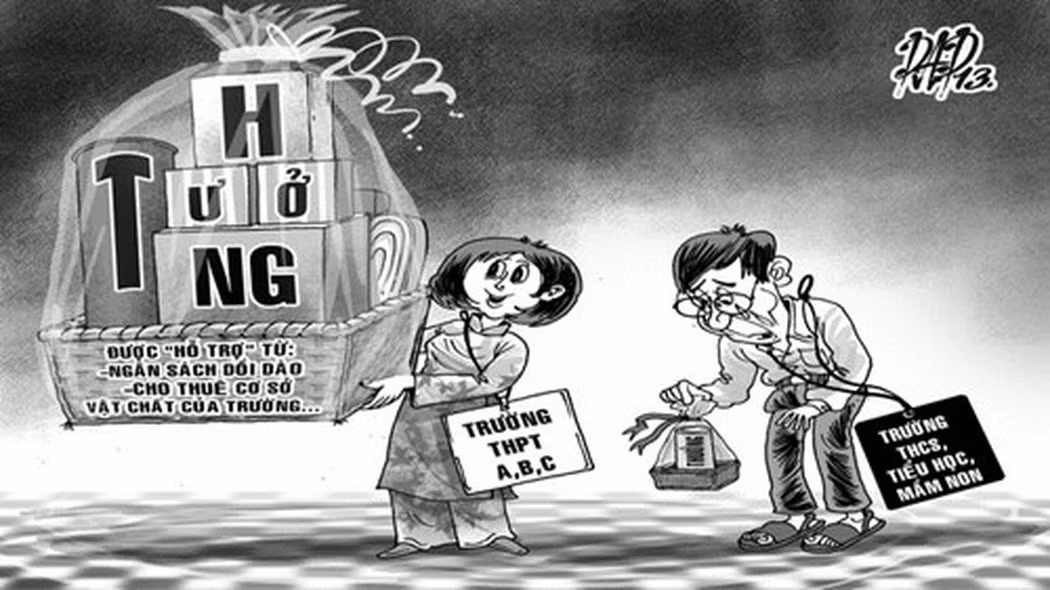 Trong cùng một huyện, nhưng mức thưởng của giáo viên cũng khác nhau. (Ảnh: Báo Lao động) Trong cùng một huyện, nhưng mức thưởng của giáo viên cũng khác nhau. (Ảnh: Báo Lao động)