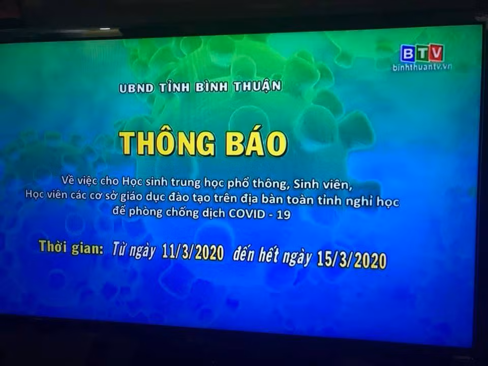 Ảnh chụp từ màn hình của Đài phát thanh và Truyền hình Bình Thuận Ảnh chụp từ màn hình của Đài phát thanh và Truyền hình Bình Thuận