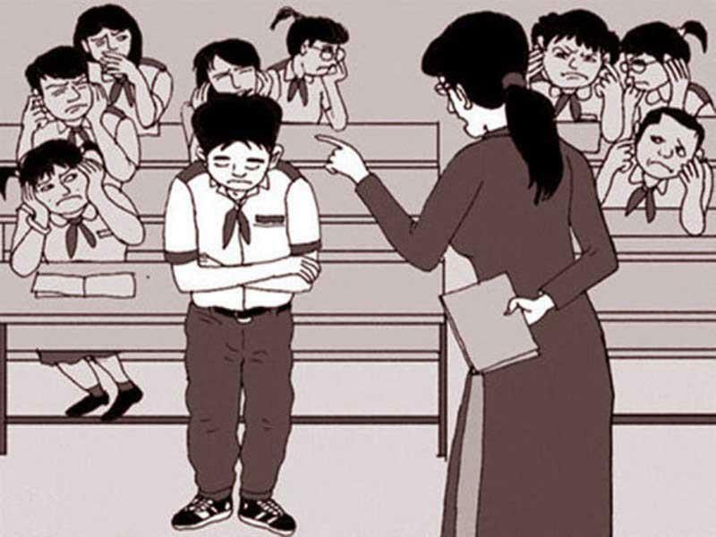 Giáo viên không được phê bình học sinh trước lớp (Ảnh minh họa: Tuổi trẻ & Xã hội) Giáo viên không được phê bình học sinh trước lớp (Ảnh minh họa: Tuổi trẻ & Xã hội)