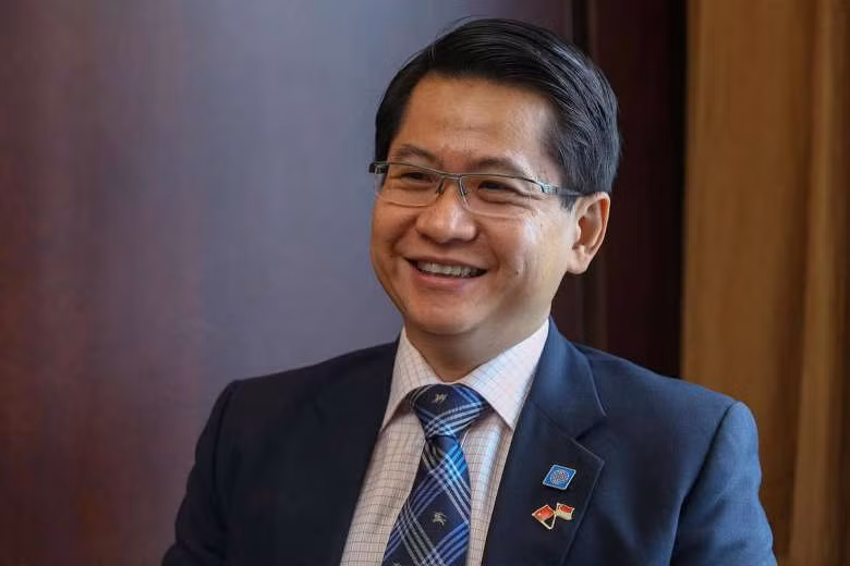 Đại sứ Singapore tại Trung Quốc Stanley Loh, ảnh: The Straits Times.