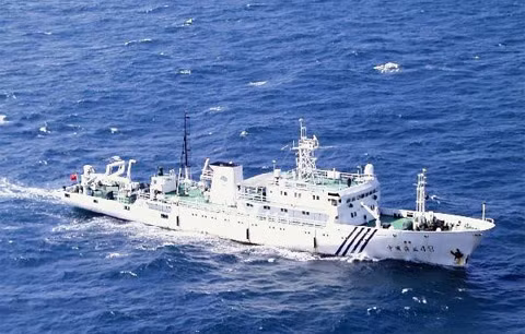 Tàu hải giám Trung Quốc. Ảnh: Xinhua Tàu hải giám Trung Quốc. Ảnh: Xinhua