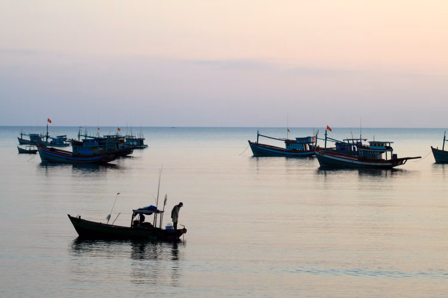 Bình minh trên biển (Ảnh: K.N/Lao động)