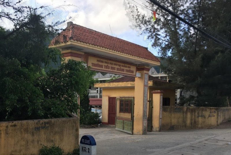Trường tiểu học Hoằng Trường, Hoằng Hóa - Thanh Hóa. Ảnh: Minh Chi.